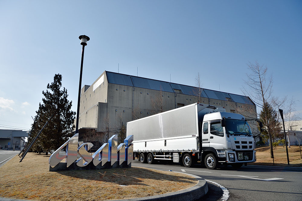 アサヒグループの大型トラック